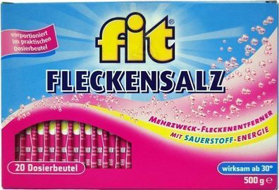 Fit Fleckensalz - Fleckenentferner Salz 20 x 25 g,
