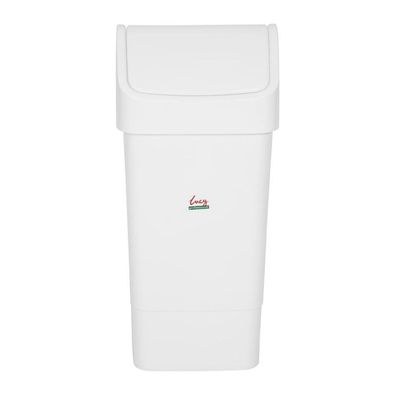 Syr Abfalleimer Mit Schwingdeckel Weiß 50L