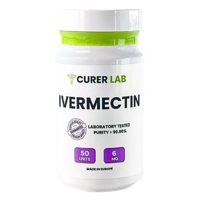 Ivermectin 6 mg | >99,90% Pur | en laboratoire | 50 unités