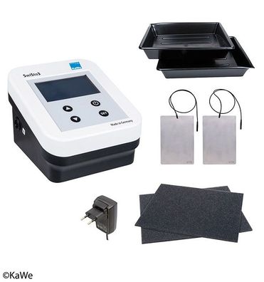 Iontophorese-Gerät KaWe SwiSto3 Set - 2 in 1 - mit oder ohne Achselschwämmen