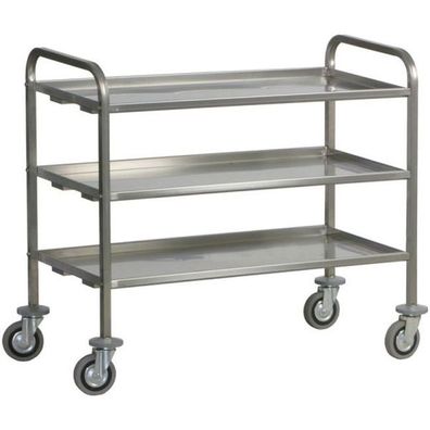KBS Schwerlast-Servierwagen 1120 Mit 3 Böden - 200 Kg Traglast 1110x660x980 mm