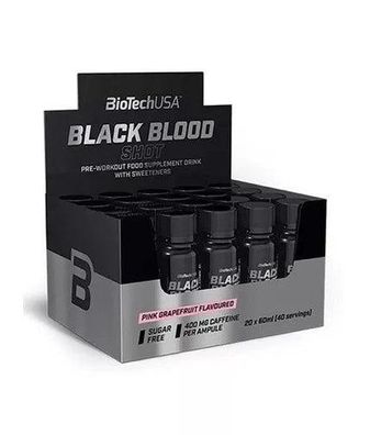 Black Blood Pre Workout Shot 20x60ml