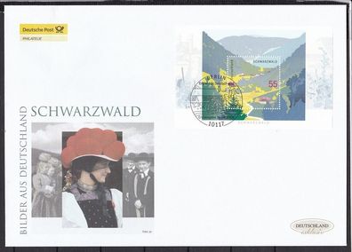 BRD 2006 Deutsche Post FDC MiNr. Block 68 Bilder aus Deutschland Schwarzwald