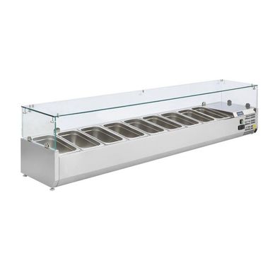 Polar Serie G Aufsatzkühlvitrine für 9X Gn13