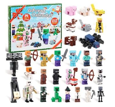 Weihnachtskalender 2025 mit Überraschungsbox - verschiedene Ausführungen