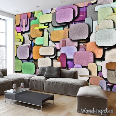 Vlies Fototapete Wandtapete Wandbilder 3D Moderne Abstrakte Kunst 3901