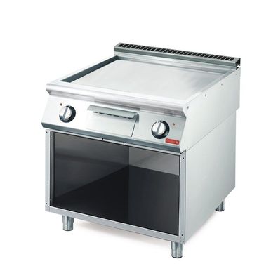 Gastro M 700 Elektrische Grillplatte Gm7080Ftes-Cr Glatt Und Verchromt