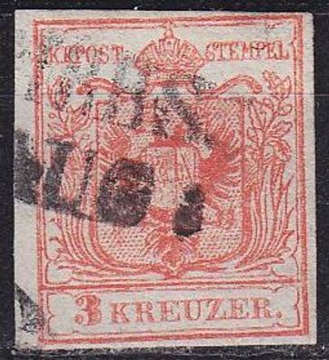 Österreich Austria [1850] MiNr 0003 Y a III ( O/used ) [02]