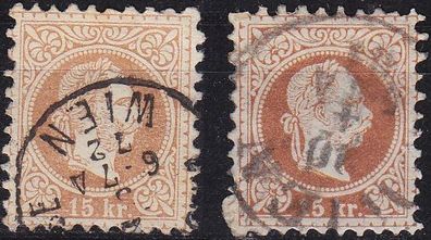 Österreich Austria [1867] MiNr 0039 II a, ( O/used ) [02] 2 Farben