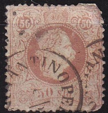 Österreich Austria [1867] MiNr 0041 II ( O/used ) [02] Mängel