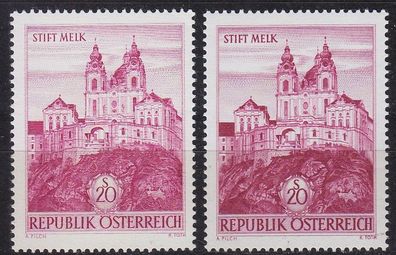 Österreich Austria [1963] MiNr 1128 y ( * */mnh ) [01] Bauwerke 2 Farben