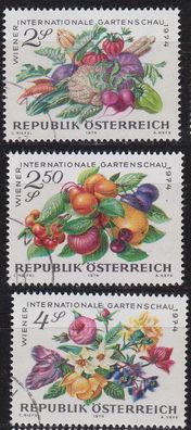 Österreich Austria [1974] MiNr 1444-46 ( O/used ) Pflanzen