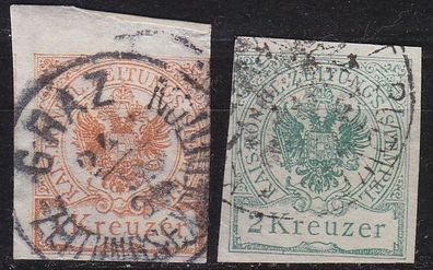 Österreich Austria [Zeitung] MiNr 007-08 X ( O/used ) [02]
