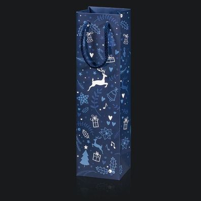 Tragetasche "Rudolph" Blau 1er