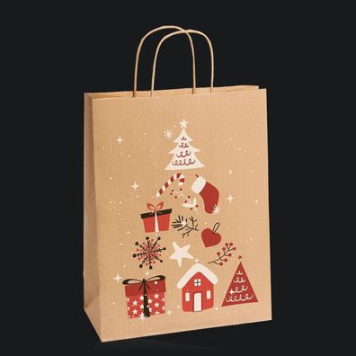 Einkaufstasche Christmas Größe L