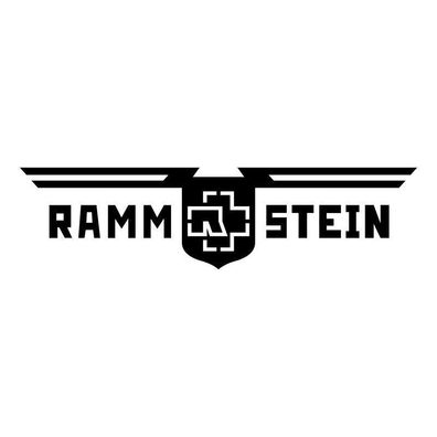 Auto Aufkleber "Rammstein D.R. Logo" Rammstein Till Lindemann #0106