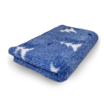 Vet Bed Hundedecke Hundebett Schlafplatz 150 x 100 cm Christmas Starry Pine blau