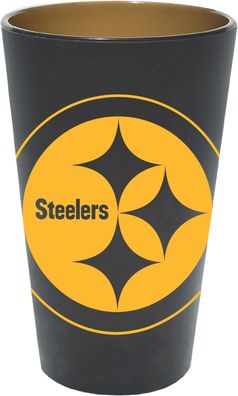 NFL Pittsburgh Steelers Pint Glas Bier Bierglas 470ml Trinkbecher Silikon 1718