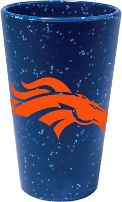 NFL Denver Broncos Pint Glas Bier Bierglas 470ml Trinkbecher Silikon 1534