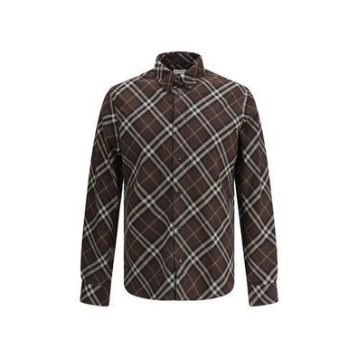 Burberry Check cotton flannel Shirt