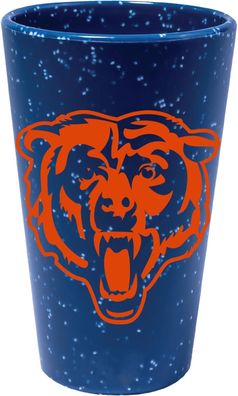 NFL Chicago Bears Pint Glas Bier Bierglas 470ml Trinkbecher Silikon 1497