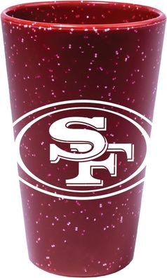 NFL San Francisco 49ers Pint Glas Bier Bierglas 470ml Trinkbecher Silikon 1725