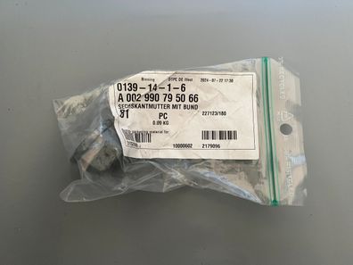 Original Mercedes-Benz Sechskantmutter mit Bund A002990795066 NEU