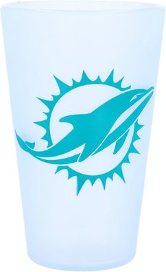 NFL Miami Dolphins Pint Glas Bier Bierglas 470ml Trinkbecher Silikon 1305