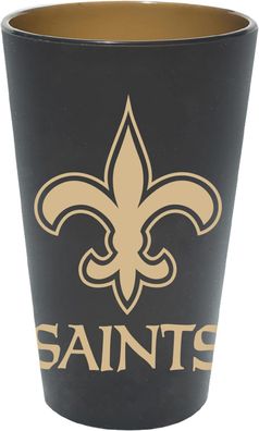 NFL New Orleans Saints Pint Glas Bier Bierglas 470ml Trinkbecher Silikon 1671