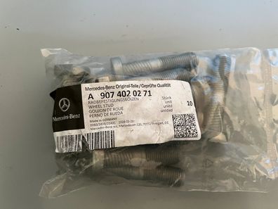 10X Original Mercedes-Benz Sprinter W906/907 Radbefestigungsbolzen A9074020271 NEU