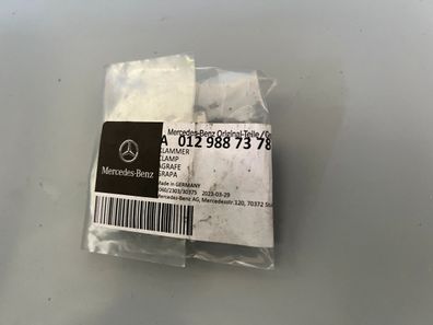 10X Original Mercedes-Benz Klammern A0129887378 NEU