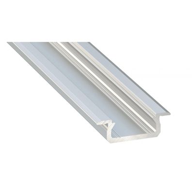 LED Aluminium Profil Leiste Weiß | Typ Z für Oberflächenmontage | Mit Endkappe