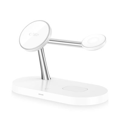 Tech-Protect A12 3in1 MagSafe induktives Ladegerät Weiß