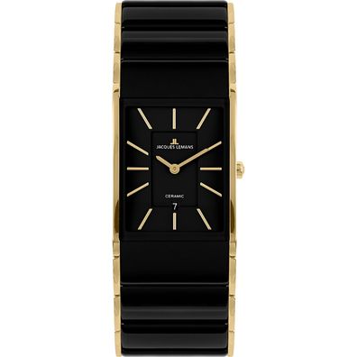 Jacques LEMANS Herrenuhr Dublin Keramik 1-1939E 5 ATM