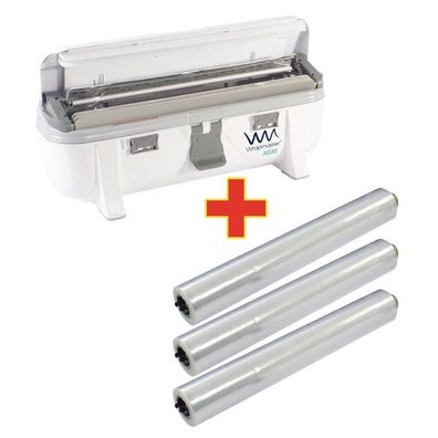 Sonderangebot Wrapmaster 3000 Abroller und 3 x 300 m Frischhaltefolie