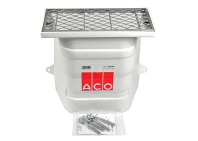 ACO Lüftungsschacht 40x40 ohne Bodenschacht mit Gitter