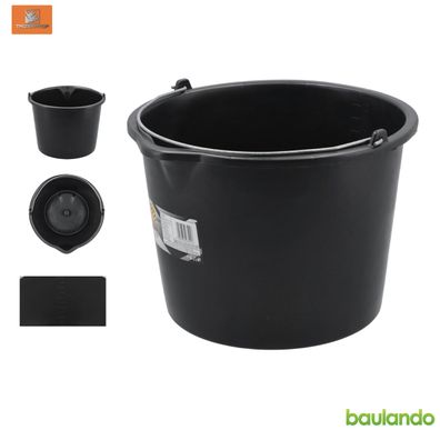 Baueimer, Putzeimer, Farbeimer 12 - 20L mit Ausgießrand