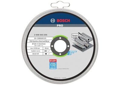 Bosch Professional 10x Trennscheibe Gerade Standard für Inox - Rapido