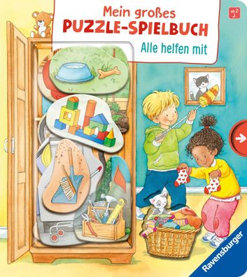 Mein großes Puzzle-Spielbuch - Alle helfen mit | Mila Rulff | Buch | 12 S
