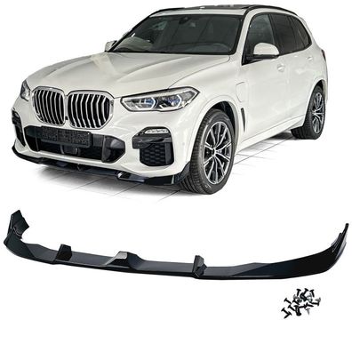 Front Spoiler Lippe Performance Schwarz Glanz passend für BMW X5 G05 ab 2018