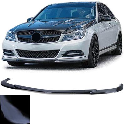 Front Spoiler Lippe Performance Glanz für Mercedes C W204 S204 2011-2015