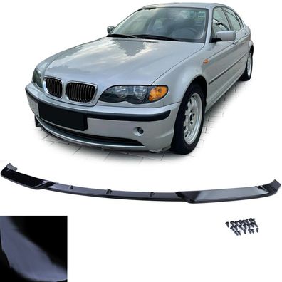 Front Spoiler Lippe Stoßstange Glanz passt für 3er BMW E46 Limo Touring 01-05