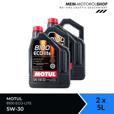 Motul 8100 Eco-lite 5W-30 2x5 Liter