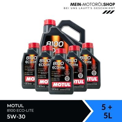 Motul 8100 Eco-lite 5W-30 5 + 5 Liter