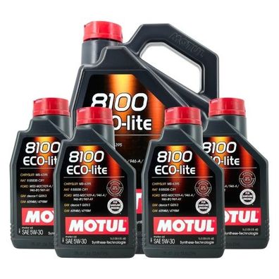 Motul 8100 Eco-lite 5W-30 5 + 4 Liter