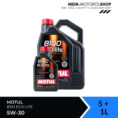 Motul 8100 Eco-lite 5W-30 5 + 1 Liter