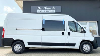 DeinVan. de Echtglas Seitenscheibe für Peugeot Boxer ab 2006 L2-L5 VR