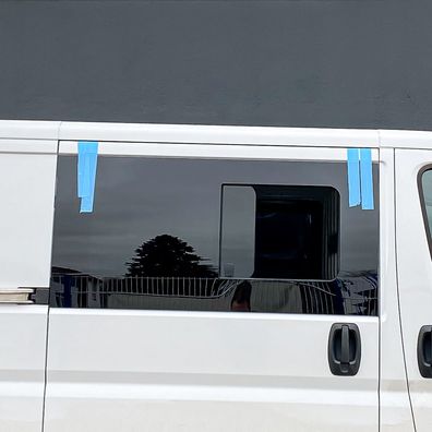 DeinVan. de Echtglas Schiebefenster für Fiat Ducato ab 2006 L2-L5 VR