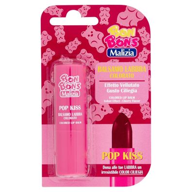 BON BONS Malizia Lippenbalsam POP KISS Kirschgeschmack 3,5 ml