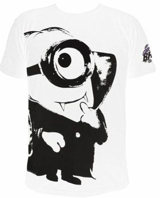 Merc T-Shirt Minions Vampir L weiß - NBG - (Merchandise / M